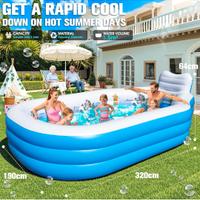 Piscina Gonfiabile per Adulti e Bambini, Grande R
