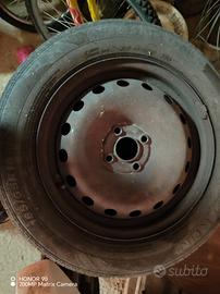 4 cerchi con gomme per fiat grande punto