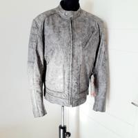 APRO Giacca pelle moto con protezioni, NUOVA, L/XL