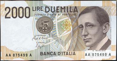 2.000 LIRE Marconi AA875499A FDS  Ciampi-Speziali