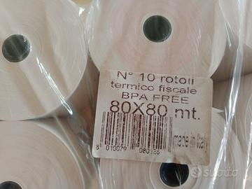 Rotoli carta termica 80 x80