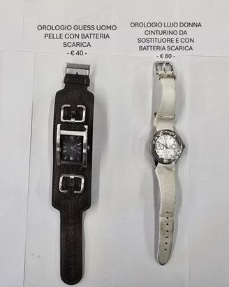 orologi uomo GUESS e donna LIUJO