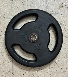 Dischi gomma 20kg 28mm