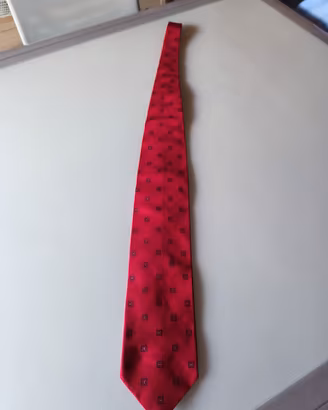 Cravatta pura seta Rossa .Sartoria Appetiti 