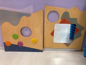 Giochi tattili + specchio