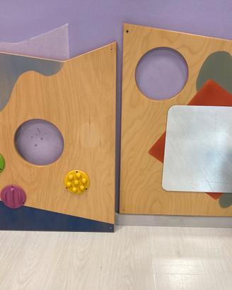Giochi tattili + specchio