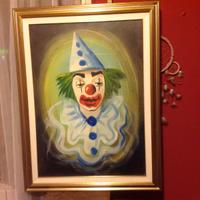 quadro olio su tela  Romano Mussolini