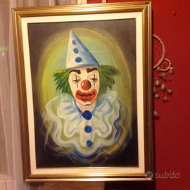 quadro olio su tela  Romano Mussolini