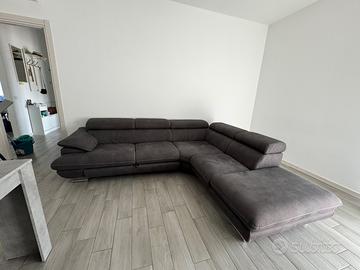 Divano angolare con seduta estraibile