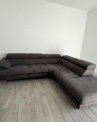 Divano angolare con seduta estraibile