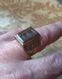 vecchio anello sigillo afghano mm 19,7