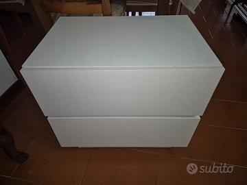 comodino bianco laccato 