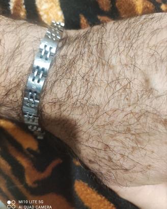Bracciale Bliss in acciaio con 3 punti di diamante