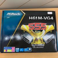 Scheda Madre ASRock H61M-VG4 nuova S1155