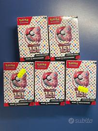 5 bundle 151 pokemon sealed