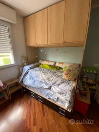 Cameretta con doppio letto a ponte