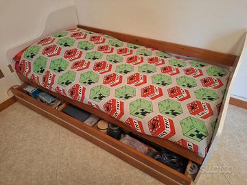 Letto per bambini/ragazzi con contenitore