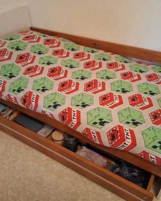 Letto per bambini/ragazzi con contenitore