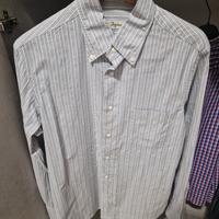 camicia grigia a righe 
