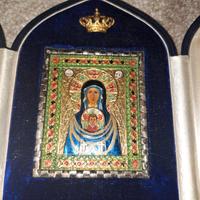 ICONA IN ARGENTO BEATA VERGINE DETTA LA NICOPEJA