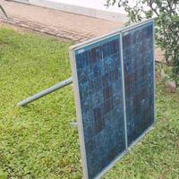 Pannelli fotovoltaici + telaio + inverter