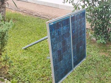 Pannelli fotovoltaici + telaio + inverter