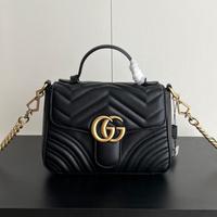 mini borsa a tracolla Gucci GG Marmont