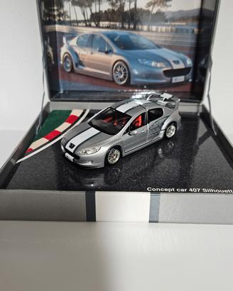 Concept car Peugeot 407 scala 1/43 Norev