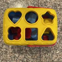 Trenino in legno+pullmino formine in plastica