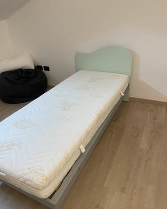 Letto singolo con materasso 80x190