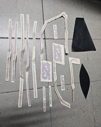 adesivi originali per 125 moto scooter 