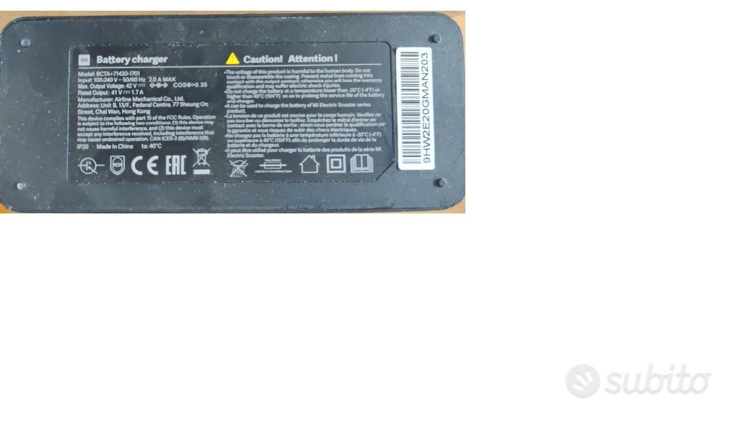 Caricatore Xiaomi Monopattino elettrico - Telefonia In vendita a Siracusa