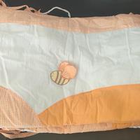 Paracolpi e copertina culla lettino