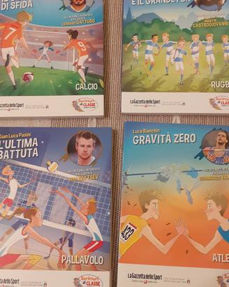 LIBRI RAGAZZI SPORT SET 4 COME NUOVI 