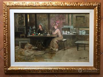 Quadro CLAUDIO SIMONETTI - Dipinto su tela 100x80