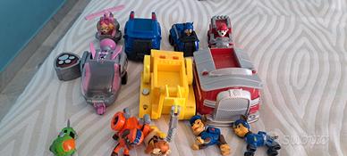 paw patrol personaggi e veicoli