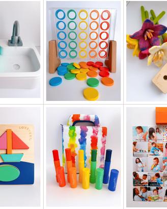 Lovevery Helper Kit giochi Legno Montessori