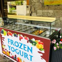 Banco refrigerato Yogurt/kebab/bubble tea/pizza