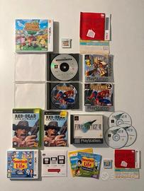 Lotto Videogiochi Vintage(Nintendo 3DS, PS1, Xbox)