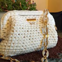 Clutch bag FATTA A MANO a uncinetto