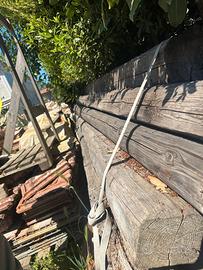 TRAVI IN LEGNO + TELAIO IN LEGNO