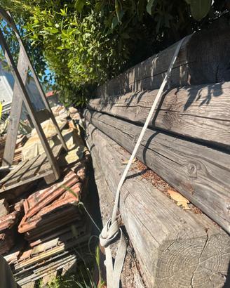 TRAVI IN LEGNO + TELAIO IN LEGNO
