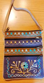 borsa a tracolla colorata 