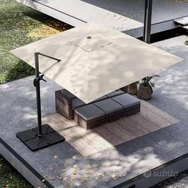 Ombrellone da giardino 3x4 m portos - Come nuovo !