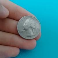 moneta quarto di dollaro 