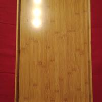Vassoio da letto in legno.