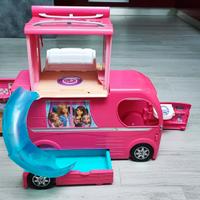 Barbie camper dei sogni pop-up con scivolo