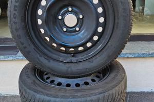 4 cerchi + 4 gomme invernali Renault Kangoo