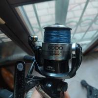 Mulinello Shimano 8000 da carpfishing –
