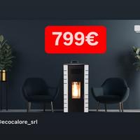 Stufa a pellet 8 kw garantita 5 anni